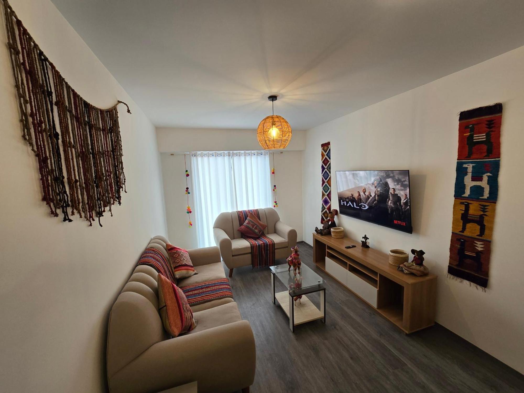 Acogedor Departamento En Cusco, Ideal Familias Y Amigos, Equipado Y Centrico Apartment Cusco